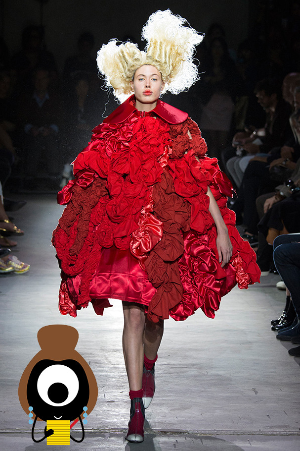 Comme des Garons: Roses and Blood