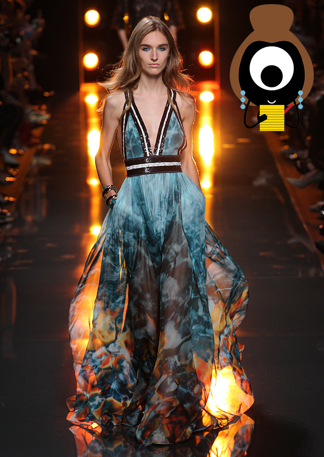 Elie Saabs acquatic inspiration