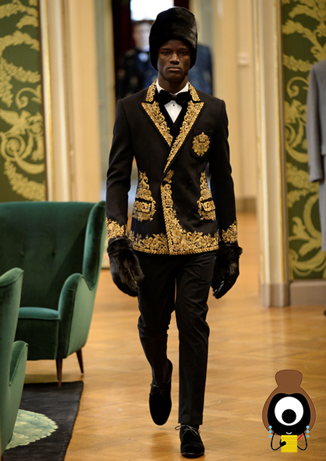 Dolce & Gabbanas male couture is on a high